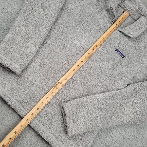 Patagonia Women's L Synchilla Fleece Pullover Gray 1/4 Zip Jacket Sweater - Picture 9 of 9